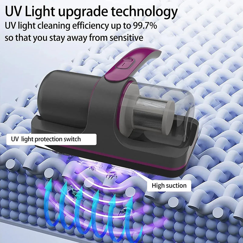 Wireless UV-C Mattress Vacuum Cleaner