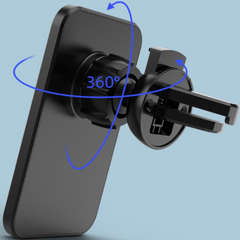 Magnetic Wireless Car Charger & Phone Mount