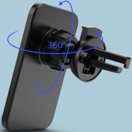 Magnetic Wireless Car Charger & Phone Mount