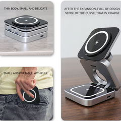 Three In One Desktop Wireless Charging Bracket