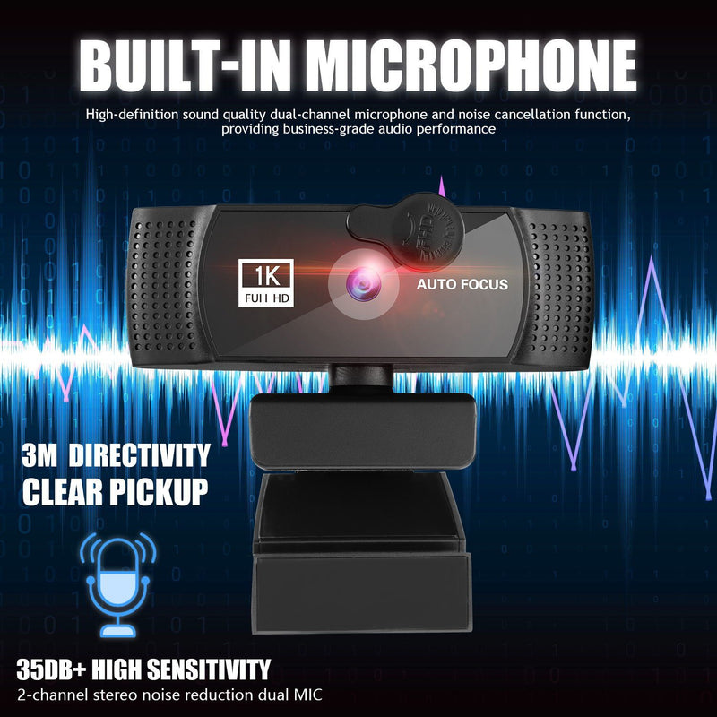 4K Auto Focus Web Camera with 1080p Output
