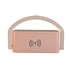Portable LED Night Light Alarm Clock with Wireless Charger