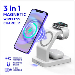 Magnetic 3-in-1 Wireless Charger
