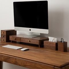 Wooden Desk Organizer Set