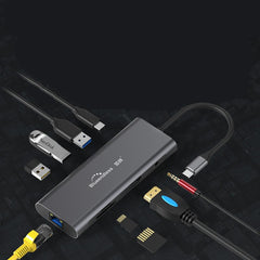 BlueShine Type-C 9-in-1 Hub with 4K HDMI Output